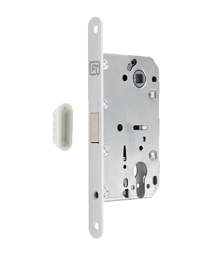 Замок магнитный FANTOM под цилиндр CYL Magn lock 50x85 White